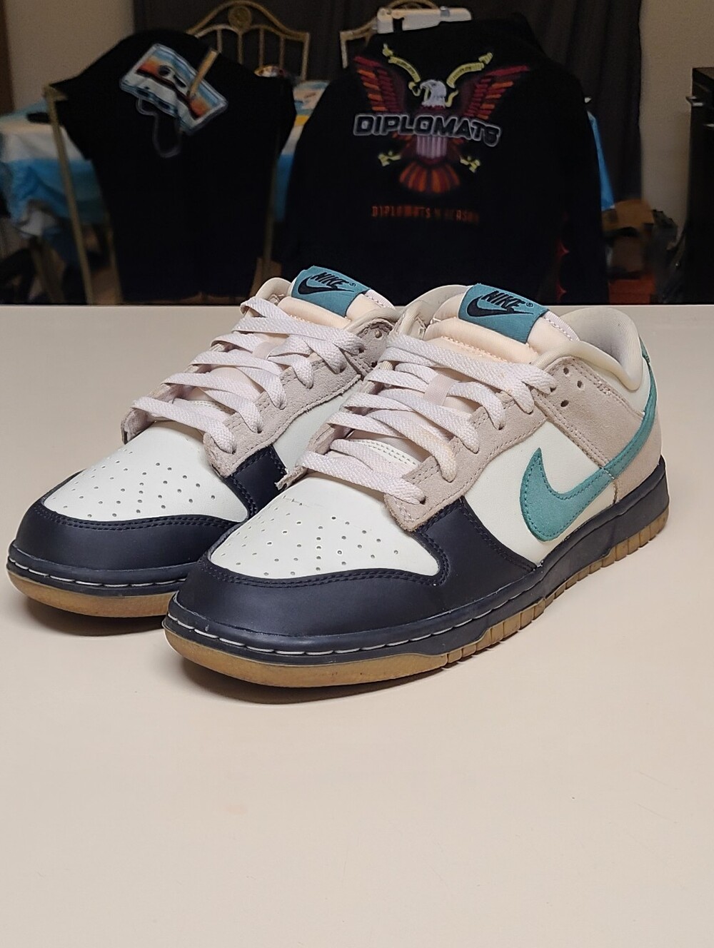 Nike Dunk Low Light Oreowood Bicostal casual low top skateboard sneakers size 9